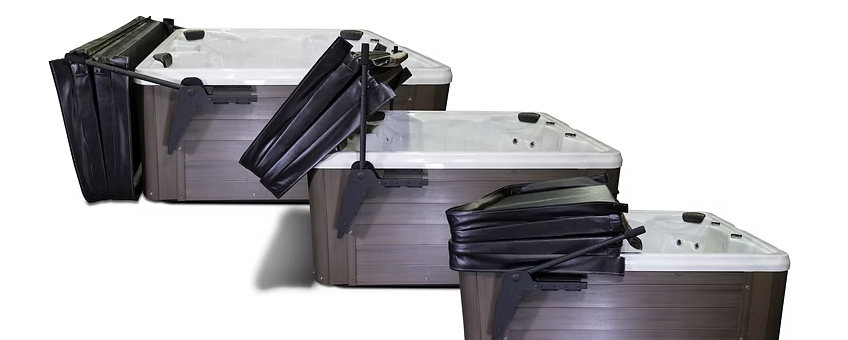 The Boomerang - Ultra Lift includes SWIMSPA shelf set